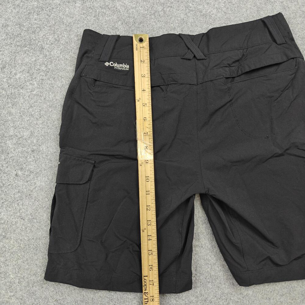 Columbia Shorts Womens 8 Black Cargo Titanium Omni-Shield Hiking Pockets - Picture 7 of 9